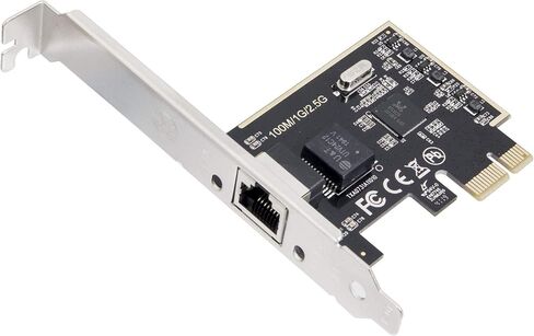 محول شبكة جيجابت إيثرنت IO CREST PCIe إلى 8 منافذ، يدعم Windows 11/10/8.1/8/7، Win Server 2022/2019/2016، Linux in Kuwait