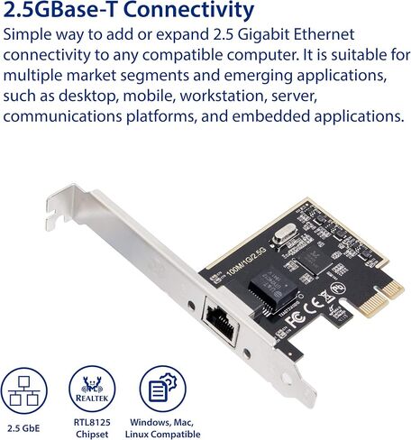 محول شبكة جيجابت إيثرنت IO CREST PCIe إلى 8 منافذ، يدعم Windows 11/10/8.1/8/7، Win Server 2022/2019/2016، Linux in Kuwait