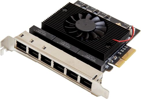 محول شبكة جيجابت إيثرنت IO CREST PCIe إلى 8 منافذ، يدعم Windows 11/10/8.1/8/7، Win Server 2022/2019/2016، Linux in Kuwait