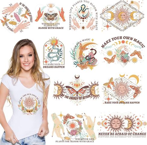 Baseball Iron on Transfers - 12 Pcs Ready to Press Ball Sport Heat Transfer Designs Stickers Clothing Patches Decal for T-Shirts Hoodie Hat Jeans Applique DIY Crafts Clothes Shirt Decoration in Saudi Arabia