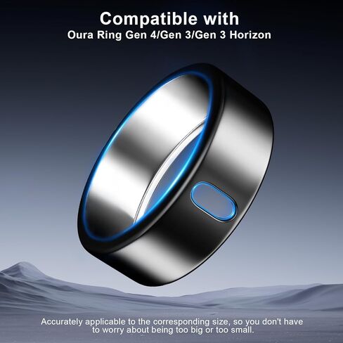 3 Pack Cover Compatible with Oura Ring Gen 4/Oura Ring Gen 3/3 Horizon, Surport Charging with Cover on, Anti-Scratch TPU Protector for Men Women Workout Gym in Saudi Arabia