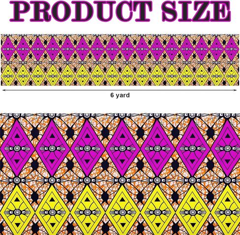 Mindsoft 6 Yard African Fabric Ankara Fabric Kente Cloth Fabric Traditional Liberian Graduation Walk Ankara Polyester Wax Prints Fabric for Graduation Ceremony of 2025(Classic Style) in Saudi Arabia