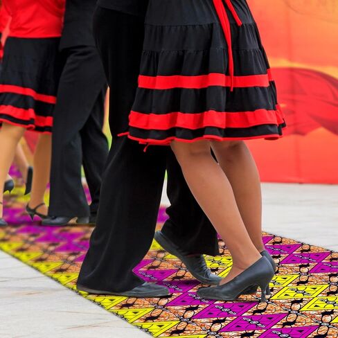 Mindsoft 6 Yard African Fabric Ankara Fabric Kente Cloth Fabric Traditional Liberian Graduation Walk Ankara Polyester Wax Prints Fabric for Graduation Ceremony of 2025(Classic Style) in Saudi Arabia