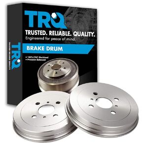 TRQ Rear Brake Drum Pair Set for 2004-2006 Scion xA / 2004-2006 Scion xB
