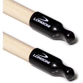 Longoni Billiard Cue Tip Rubber Protector Cover Black 2-Pack for 12.5-13 mm Tips