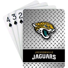 INC NFL Jacksonville Jaguars Diamond Plate Playing Cards