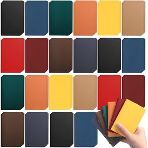30 Pcs Bulk Pocket Notebook 2.5" x 4" Mini Notebooks Small Wallet Notebooks Tiny Colored Purse Journals Lined Notepad for Kids Students (Fresh Color)