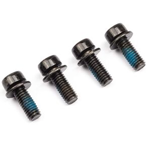 Bolts for Bike Disc Brake Caliper Screw M6 * 16mm B colum Screws Hex Scoket Adapter Parts Accessories Steel 10.8 Level with Spacer Bolt Repair Kit Repair Tool MTB Bicycle Screw Black
