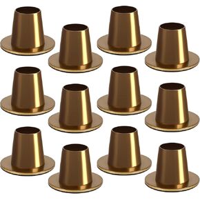 Gold Candle Holders Taper Candlestick Holder Set of 12 Vintage Decorative Candleholders Centerpiece for Table Mantel Wedding Anniversary Party Housewarming Birthday Gift