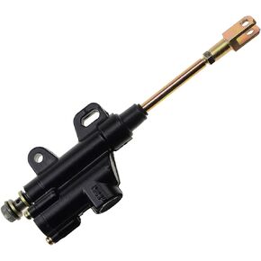 GOOFIT Motorcycle Rear Brake Hydraulic Master Cylinder for 50cc 70cc 90cc 110cc 125cc Chinese Dirt Bike ATV(Black)
