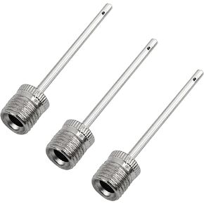 Mobi Lock Ball Pump Inflation Needle (Pack of 3) - Stainless Steel Air Pump Needles - Ideal for Blowing Up Football, Basketball, Volleyball, and All Other Sports Balls