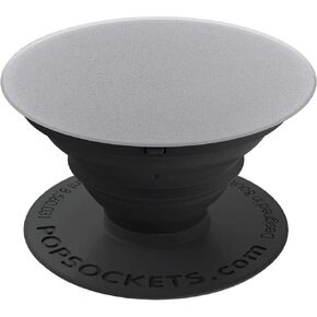 PopSockets: Collapsible Grip & Stand for Phones and Tablets - Aluminum Grey