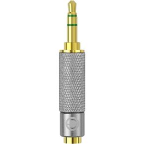 Geekria 4.4mm Balanced Male to 3.5mm (1/8'') Balanced Female Headphones Plug Adapter, Aluminum Alloy Conversion Audio Plug, Gold Plated Adapter in Saudi Arabia
