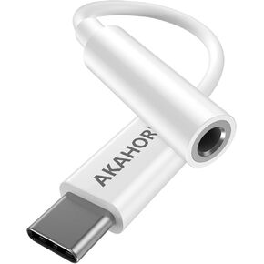 USB-C to 3.5 mm Headphone Jack Adapter-Type C Aux Audio Adapter Compatible with iPhone 15/15 Pro/ 15Pro Max and Other USB c Device Like sam-Sung Hua-wei Smart Phone and pad ect. in Saudi Arabia