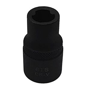 8TS 1/2" Special Socket for Nissian Balance shaft fixings 3 Tooth Socket Wrench Tool, Cylinder Head Bolt Screw Removal Brake Caliper Socket