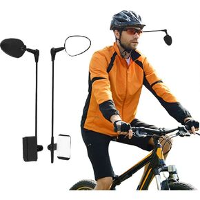 مرآة الرؤية الخلفية للدراجة، مرآة عاكسة للسلامة خوذة قابلة للتعديل والتدوير 360 درجة، متينة عالمية للدراجة الرياضية في الهواء الطلق in Kuwait