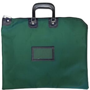 Locking Document HIPAA Bag 16 x 20 with Handles (Red)