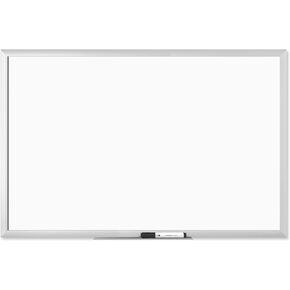 U Brands Magnetic Dry Erase Board, 35"x23", Silver Aluminum Frame