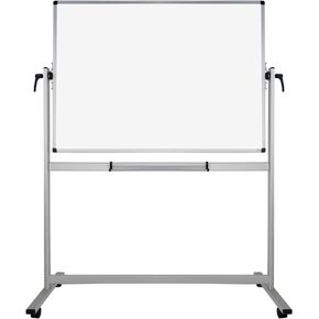 XBoard Whiteboard Mobile, 44x30inch Double Sided Magnetic Dry Erase Board on Wheels, Magnetic Portable Easel with Stand
