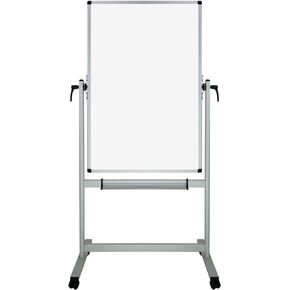 XBoard Whiteboard Mobile, 44x30inch Double Sided Magnetic Dry Erase Board on Wheels, Magnetic Portable Easel with Stand
