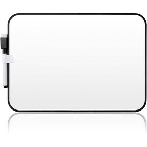 Dry Erase Board Light Blue Small White Board Dry Erase School Supplies Mini Whiteboard 11.8" X 8.5" Dry Erase Board for Girls Boys Adult Home School Students Office Wall Fridge Locker