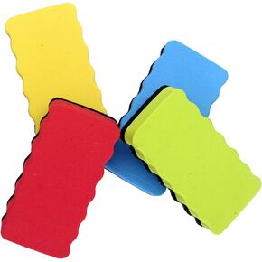 4 Pack Magnetic White Board Eraser for Home, School and Office - 4 X 2.3 X 0.8 Inch