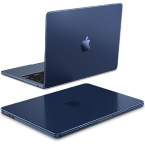 Fintie Case for MacBook Air 13.6 Inch A3113 A2681 (2022 2023 2024 Release), [100% Corresponds to Official Colour] Premium Slim Matte Case for MacBook Air 13.6" with M2 M3 Chip, Frost Midnight