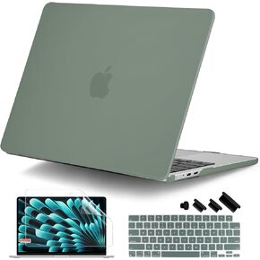 DONGKE Compatible with M3 MacBook Air 15 Inch Case 2024 2023 A3114 A2941 M2 with Liquid Retina Display & Touch ID, Glitter Bling Plastic Hard Shell with Keyboard Cover - Sparkly Starlight
