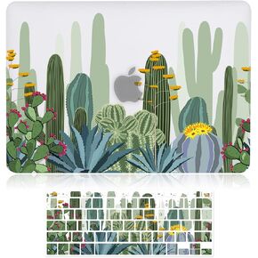 Case for MacBook Pro 13 inch (A1502/A1425, 2012-2015 Release), 3D Effect Matte Clear See Through Hard Cover & Keyboard Cover Compatible Pro 13.3 with Retina Display (NO CD-ROM), Garden Flowers