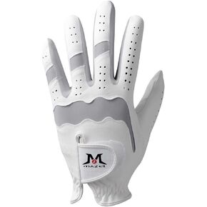 قفازات MAZEL Premium للرجال للجولف، لليد اليسرى، ممتصة للعرق في الطقس الحار الرطب، مقاس مناسب S M L XL