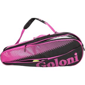 | 3 Racquet Tennis Bag, for Professional or Beginner Tennis Players, Rackets Cover Bag with Protective Pad & Lightweight | Unisex Design for Men, Women, Youth and Adults