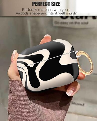 متوافق مع غطاء حافظة AirPod Pro، حافظة لطيفة مع سلسلة مفاتيح، حافظة واقية مقاومة للصدمات من مادة TPU لجراب AirPod Pro الجيل الأول والثاني للفتيات والنساء (فطر) in Saudi Arabia