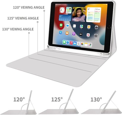 حافظة لوحة مفاتيح KENKE iPad لجهاز iPad 9.7 بوصة 2018 (الجيل السادس) / iPad 2017 (الجيل الخامس) / iPad Air 2/1، غطاء iPad ذكي خفيف الوزن مع حامل أقلام، لوحة مفاتيح لاسلكية قابلة للفصل مغناطيسيًا، أخضر in Saudi Arabia