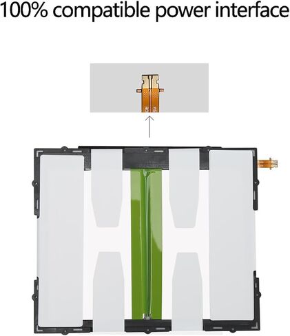 بطارية EB-BT585ABE متوافقة مع جهاز Galaxy Tab A 10.1 بوصة 2016 SM-T580 SM-P580 SM-P585M SM-T585C SM-T587 SM-T587P Series Tablet EB-BT585ABA 3.8V 7300mAh 27.74Wh مع الأدوات in Kuwait