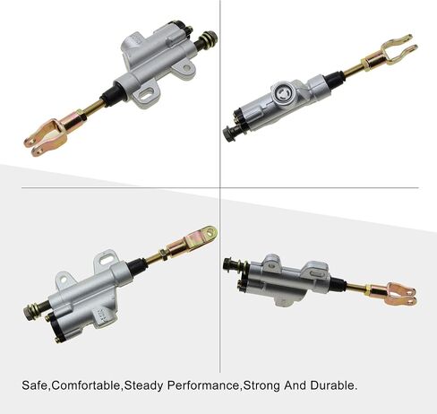 GOOFIT Motorcycle Rear Brake Hydraulic Master Cylinder for 50cc 70cc 90cc 110cc 125cc Chinese Dirt Bike ATV(Black) in Kuwait