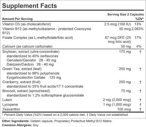 Andrew Lessman Women’s Wellness 180 Capsules – Naturally Relieves PMS, Menopause & Perimenopause Symptoms, with Soy Isoflavones, EGCG, Cranberry, Broccoli and More. Easy to Swallow Capsules in Saudi Arabia