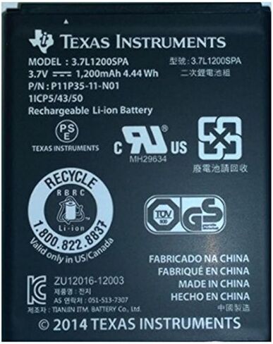 Texas Instruments XXBT-KT-B Rechargeable Battery without Wire in Saudi Arabia