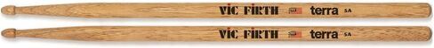 Vic Firth 5ATN Terra Wood Drumsticks, Nylon Tip, 4 Pair Value Pack in Saudi Arabia