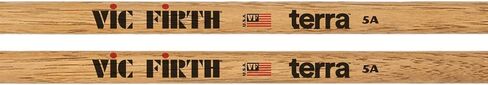 Vic Firth 5ATN Terra Wood Drumsticks, Nylon Tip, 4 Pair Value Pack in Saudi Arabia