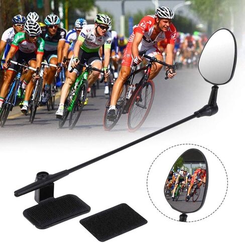 مرآة الرؤية الخلفية للدراجة، مرآة عاكسة للسلامة خوذة قابلة للتعديل والتدوير 360 درجة، متينة عالمية للدراجة الرياضية في الهواء الطلق in Kuwait