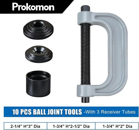 Heavy Duty Ball Joint Press Tool and U Joint Installation Removal Tool Kit with 4x4 Adapters, for Most 2WD and 4WD Cars and Light Trucks in Saudi Arabia