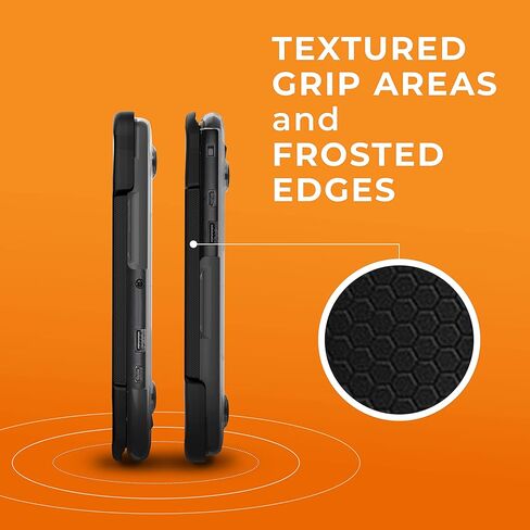 Gumdrop SlimTech Laptop Case Fits Dell Chromebook 3120 | 3110 | 3100 (Clamshell) for K-12 Students Teachers and Classrooms – Drop Tested Rugged Shockproof Bumpers for Reliable Device Protection– Black in Kuwait