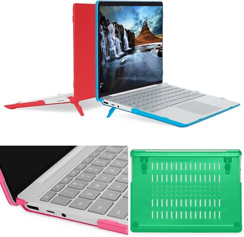 حافظة mCover متوافقة فقط مع 2020-2024 مقاس 12.4 بوصة Microsoft Surface Laptop Go 3/2 / 1 مع شاشة تعمل باللمس (غير متوافقة مع أي نماذج سطحية أخرى) - شفاف in Kuwait