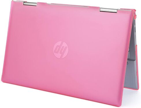 حافظة mCover متوافقة مع أجهزة الكمبيوتر المحمول القابلة للتحويل 2021~2022 مقاس 14 بوصة HP Pavilion X360 14-DYxxxx Series 2 في 1 فقط (لا تناسب موديلات HP الأخرى) - وردي in Saudi Arabia