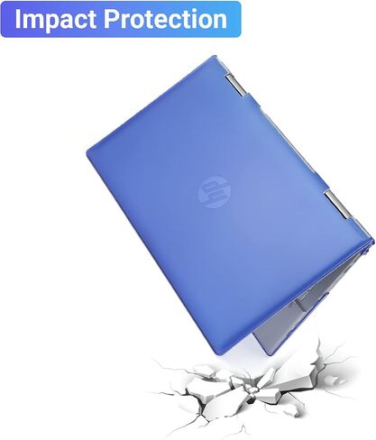 حافظة mCover متوافقة مع أجهزة الكمبيوتر المحمول القابلة للتحويل 2021~2022 مقاس 14 بوصة HP Pavilion X360 14-DYxxxx Series 2 في 1 فقط (لا تناسب موديلات HP الأخرى) - وردي in Saudi Arabia