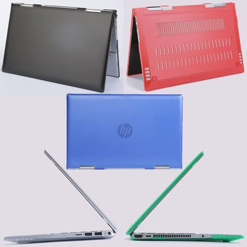حافظة mCover متوافقة مع أجهزة الكمبيوتر المحمول القابلة للتحويل 2021~2022 مقاس 14 بوصة HP Pavilion X360 14-DYxxxx Series 2 في 1 فقط (لا تناسب موديلات HP الأخرى) - وردي in Saudi Arabia