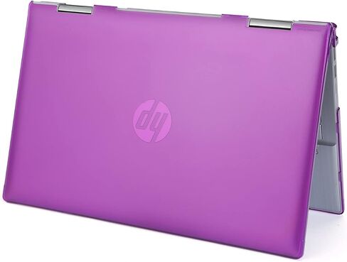 حافظة mCover متوافقة مع أجهزة الكمبيوتر المحمول القابلة للتحويل 2021~2022 مقاس 14 بوصة HP Pavilion X360 14-DYxxxx Series 2 في 1 فقط (لا تناسب موديلات HP الأخرى) - وردي in Saudi Arabia