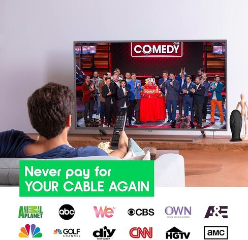 هوائي التلفزيون الرقمي المضخم الداخلي - أفضل مضخم صوت قوي ومعزز للإشارة ويصل نطاقه إلى أكثر من 350 ميلاً، ويدعم أجهزة التلفاز الذكية والأقدم بدقة 8K 4K Full HD مع كابل محوري بطول 16 قدمًا [إصدار 2024] in Kuwait