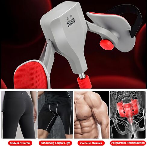 Thigh Master Hip Trainer Kegel Exerciser, Hip Trainer Exercise Equipment,Adjustable Leg and Inner Thigh Strength Exercise Equipment，Pelvic Floor Strengthening Device，Leg Exercise Equipment for Men in Saudi Arabia