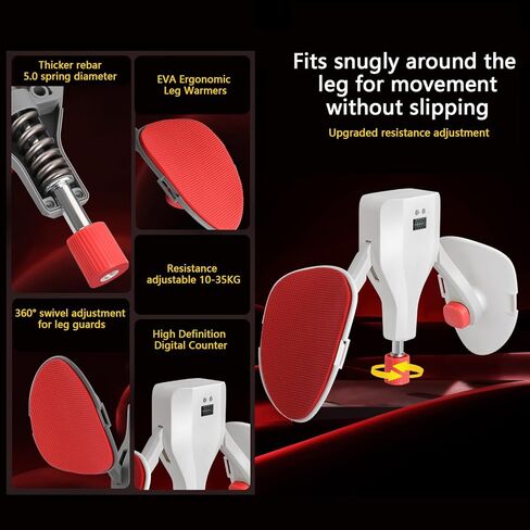 Thigh Master Hip Trainer Kegel Exerciser, Hip Trainer Exercise Equipment,Adjustable Leg and Inner Thigh Strength Exercise Equipment，Pelvic Floor Strengthening Device，Leg Exercise Equipment for Men in Saudi Arabia
